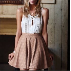 Sunday in Brooklyn Vegan Leather Skirt